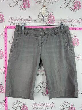 Plum shorts long style cargo y2k Gray Casual Mid-Length Shorts